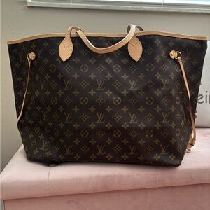 Louis Vuitton Brown Monogram Tote Bag